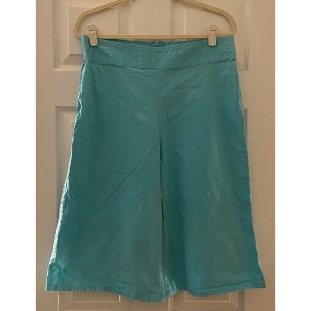 Turquoise Vintage Retro High Waist Culottes